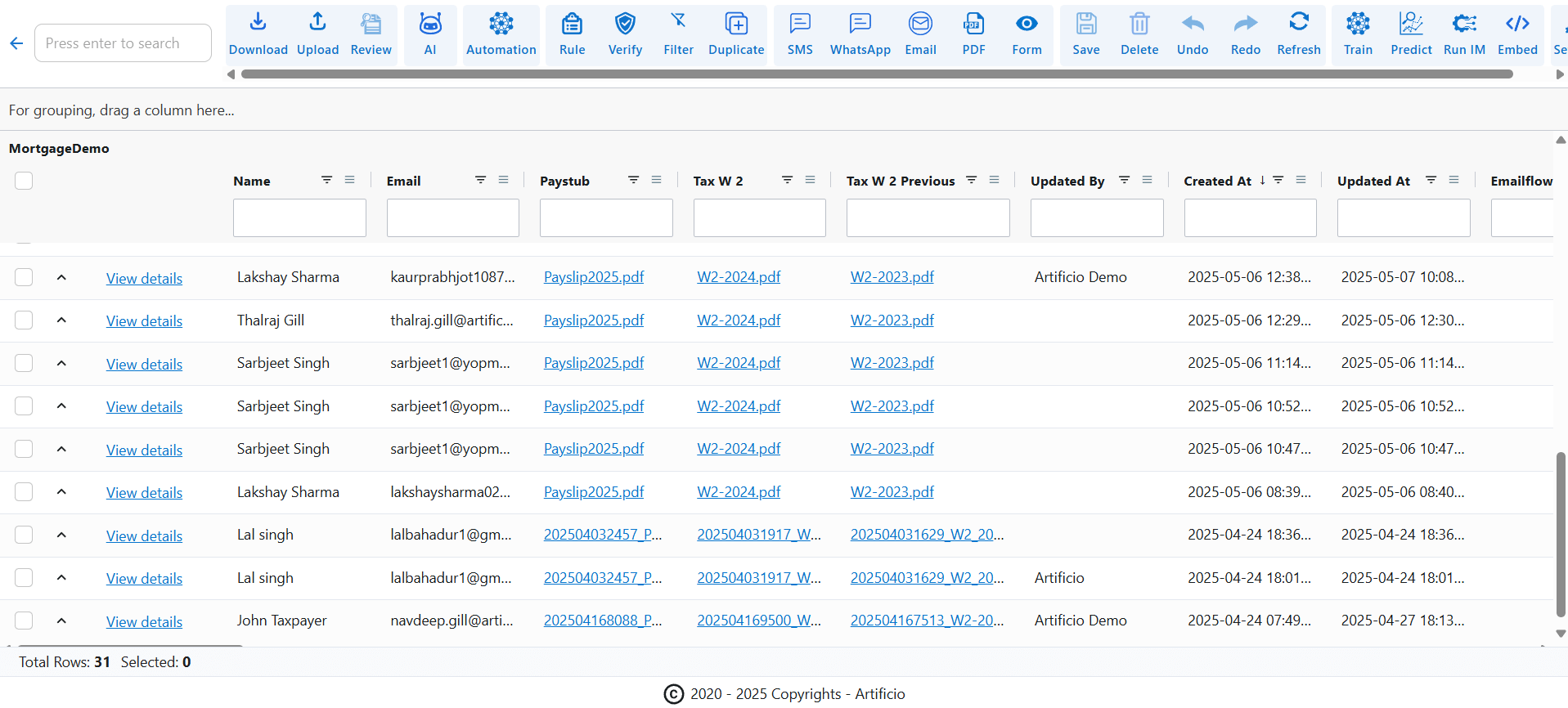 App Data View for Data Verification and Validation App Data View for Data Verification and Validation